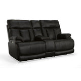Clive Power Reclining Loveseat With Console, Power Headrests & Lumbar - Peppercorn | Flexsteel