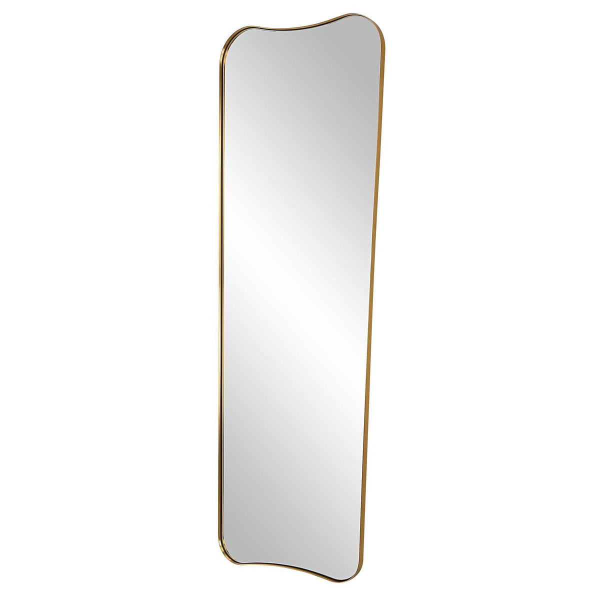 Belvoir Large Mirror Antique Brass - Yellow by Uttermost - View 4