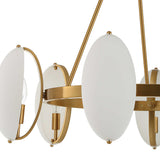 Oviform 6 Light Round Chandelier - Gold by Uttermost - View 7