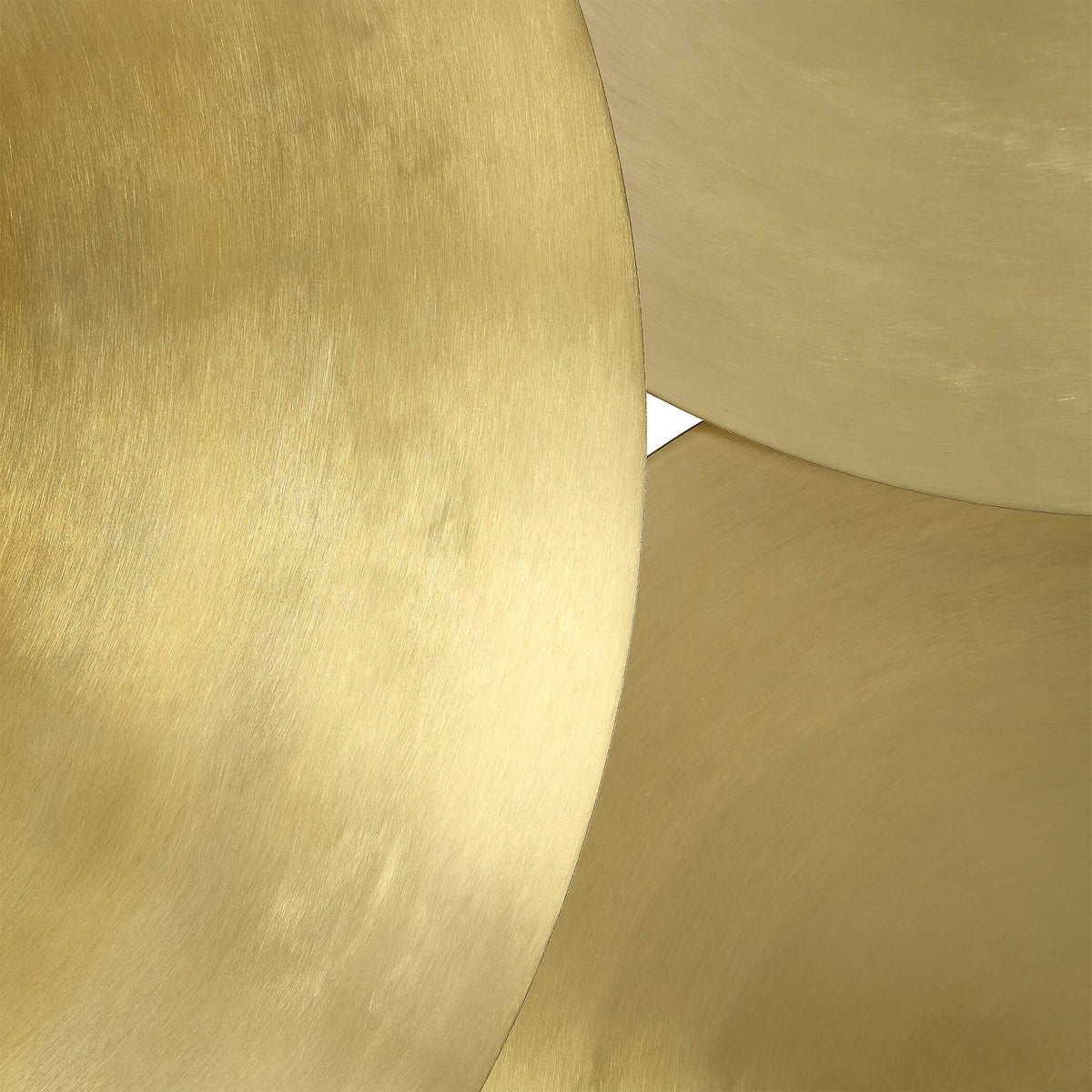 Cymbalic Round Brass Wall Art (Set of 3) Brass - Gold by Uttermost - View 6