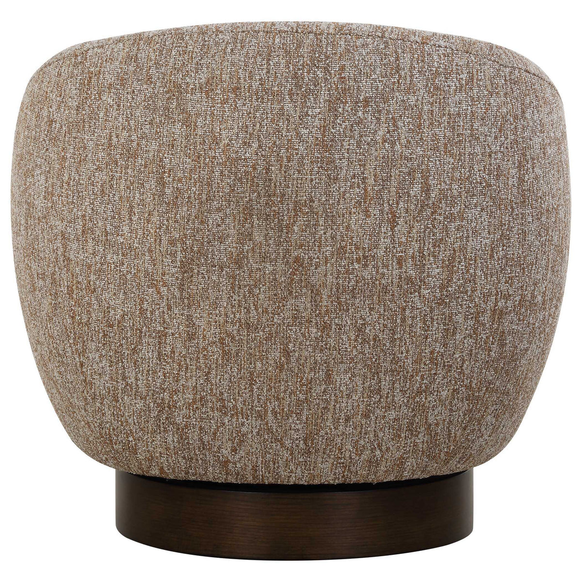 Dunes Fabric Swivel Chair - Light Brown by Uttermost - View 7
