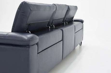 Divani Casa Maine Modern Blue Eco - Leather Sofa WElectric Recliners Vgkne9104 - Eco - Blu - VGKNE9104 - ECO - BLU - Home Elegance USA - 7