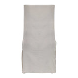 Coley Linen Armless Chair White - Beige by Uttermost - View 4