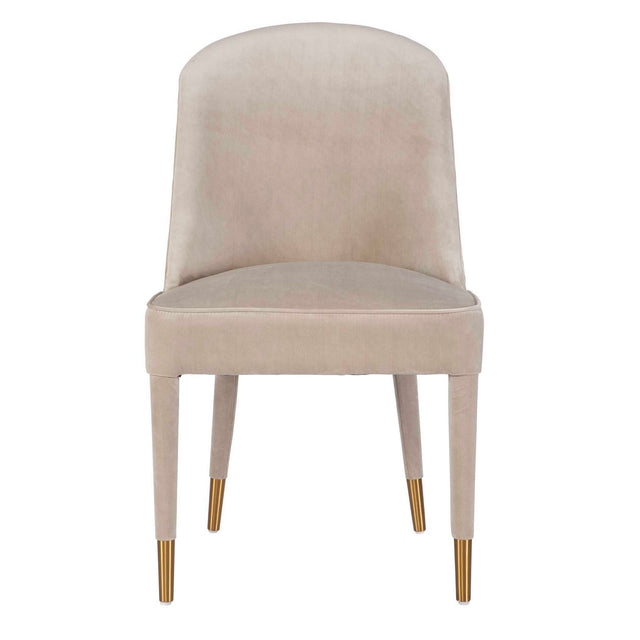 Brie Armless Chair (Set of 2) Champagne - Beige by Uttermost - View 1