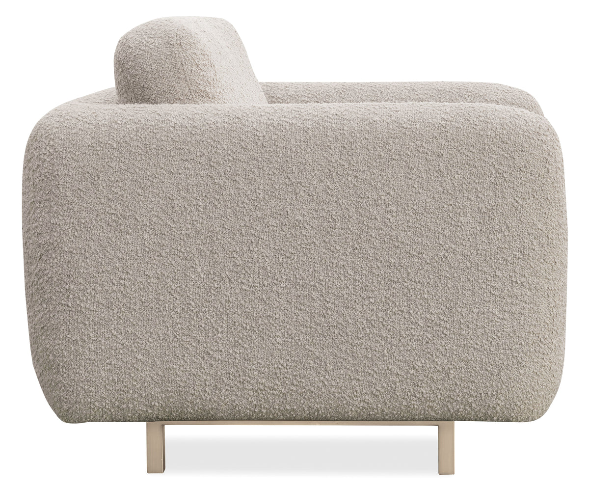Dawson Barstool Swivel Accent Chair - Beige by Hooker Furniture - View 3