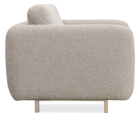Dawson Barstool Swivel Accent Chair - Beige by Hooker Furniture - View 3