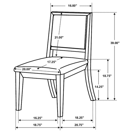Daniela Black and Cream 7-piece Dining Set - sold by Home Elegance USA
