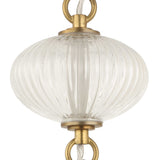 Bellaire 1 Light Glass Shade Pendant - Gold by Uttermost - View 9