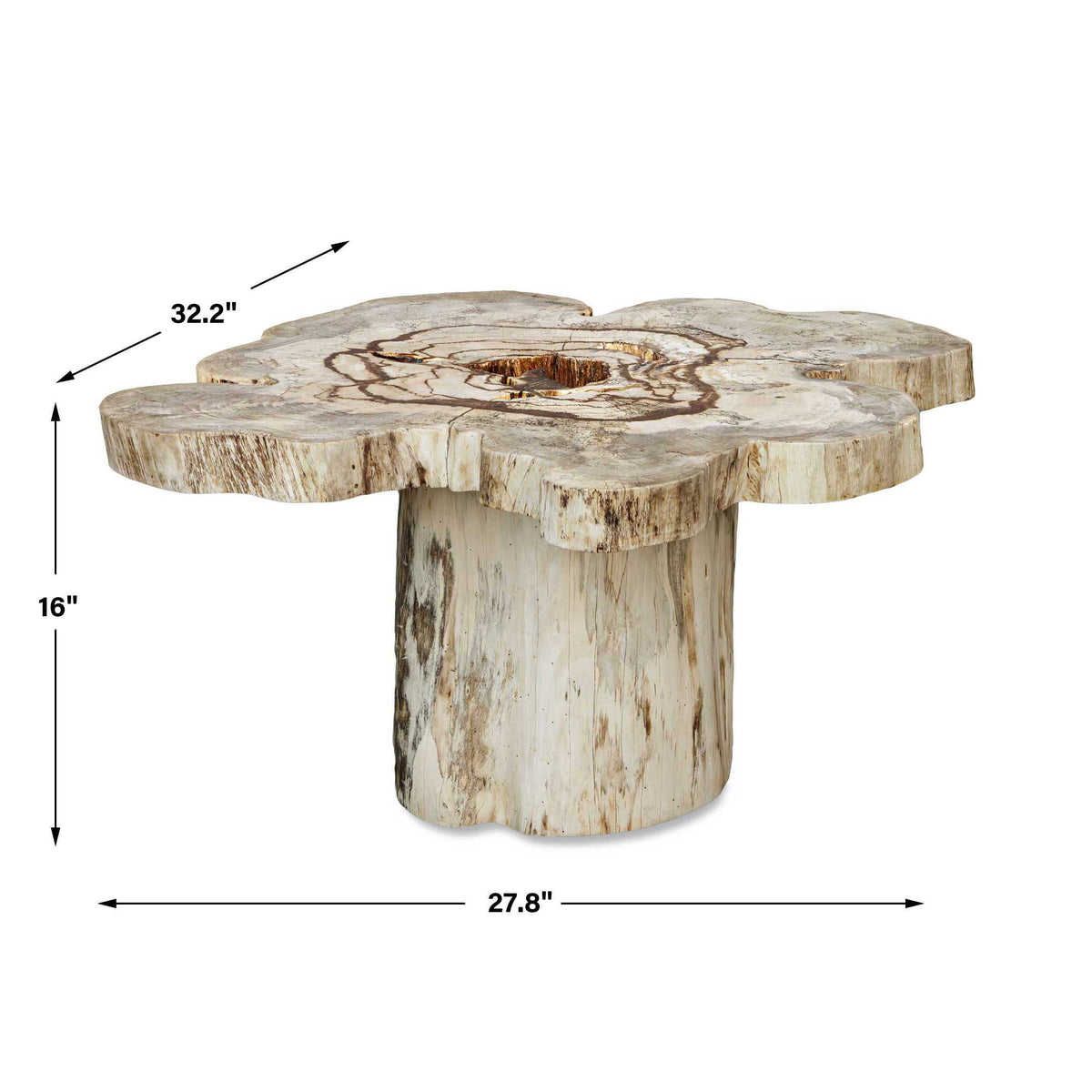 Anzalone Solid Wood Coffee Table Woodtone - Beige by Uttermost - View 7