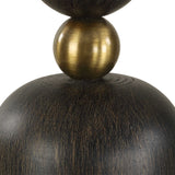 McQuinn Table Lamp Dark Walnut - Dark Brown / White by Uttermost - View 6