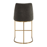 Hanni Counter Stool Charcoal - Dark Gray by Uttermost - View 6