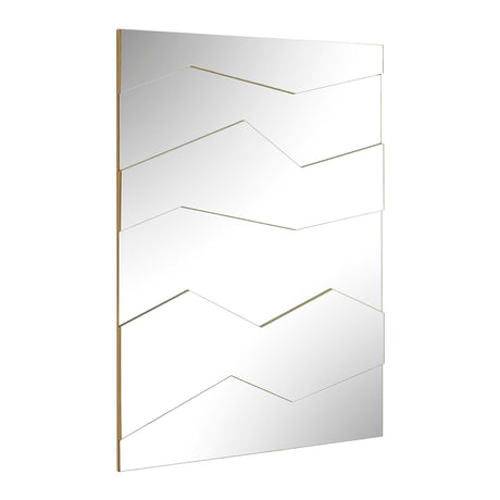 Fracture Segmented Panel Mirror - Gold by Uttermost - View 5