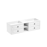 72*23*21in Wall Hung Doulble Sink Bath Vanity Cabinet Only in Bathroom Vanities without Tops - W1272109640 - image - 1