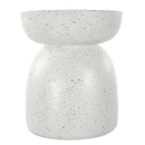 Inhale Cast Accent Table - White by Uttermost - View 1