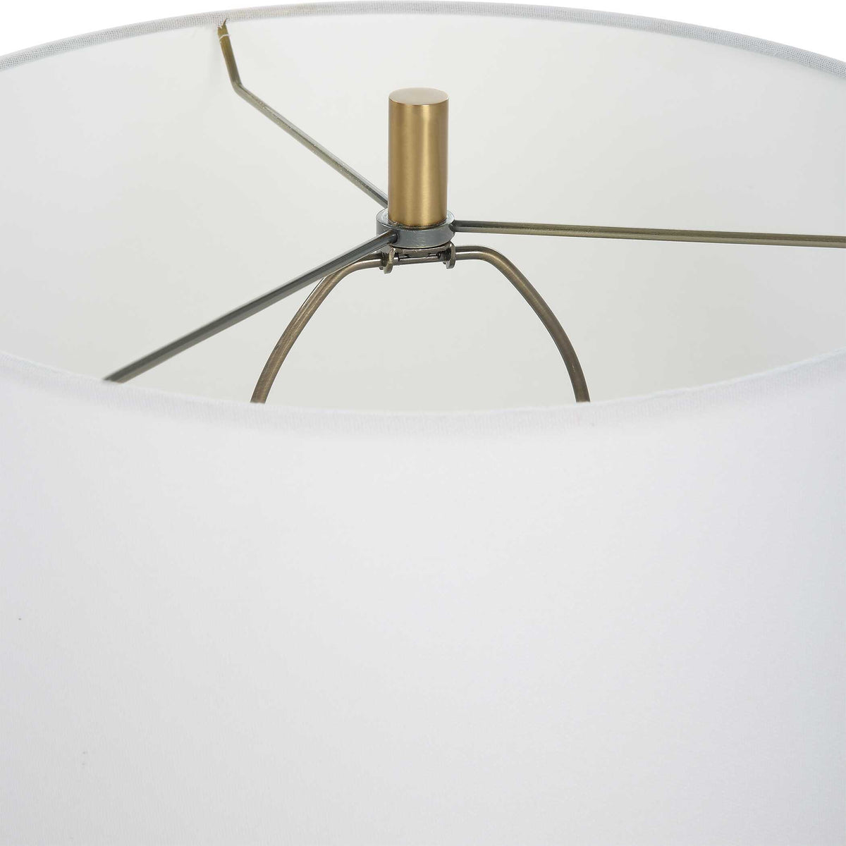 Trentino Table Lamp Dark Emerald Green - Dark Green / White by Uttermost - View 7