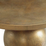 Triplet Antique Brass Coffee Table - Gold by Uttermost - View 6