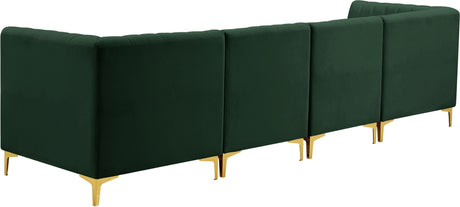 Alina - Modular Sectional - Green - Fabric - Modern & Contemporary - 604Green - S119 - Home Elegance USA - 4