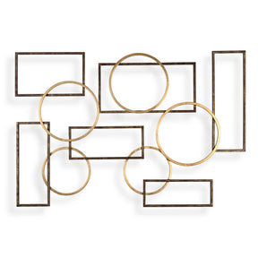 Elias Wall Art Bronze And Gold - Bronze / Gold by Uttermost - View 1