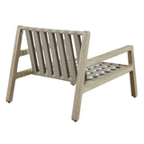 Strapped Outdoor Lounge Chair - Light Brown / Light Gray by Uttermost - View 13
