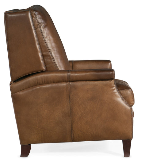Collin Manual Push Back Recliner - Dark Brown by Hooker Furniture - View 6