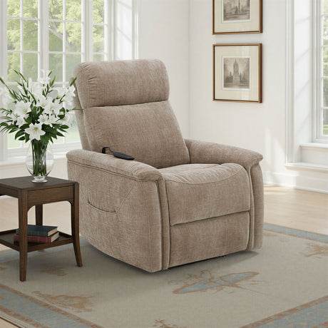 Luma Power Lift Recliner With Power Headrest, Lumbar, Heat & Massage - Gray | Flexsteel