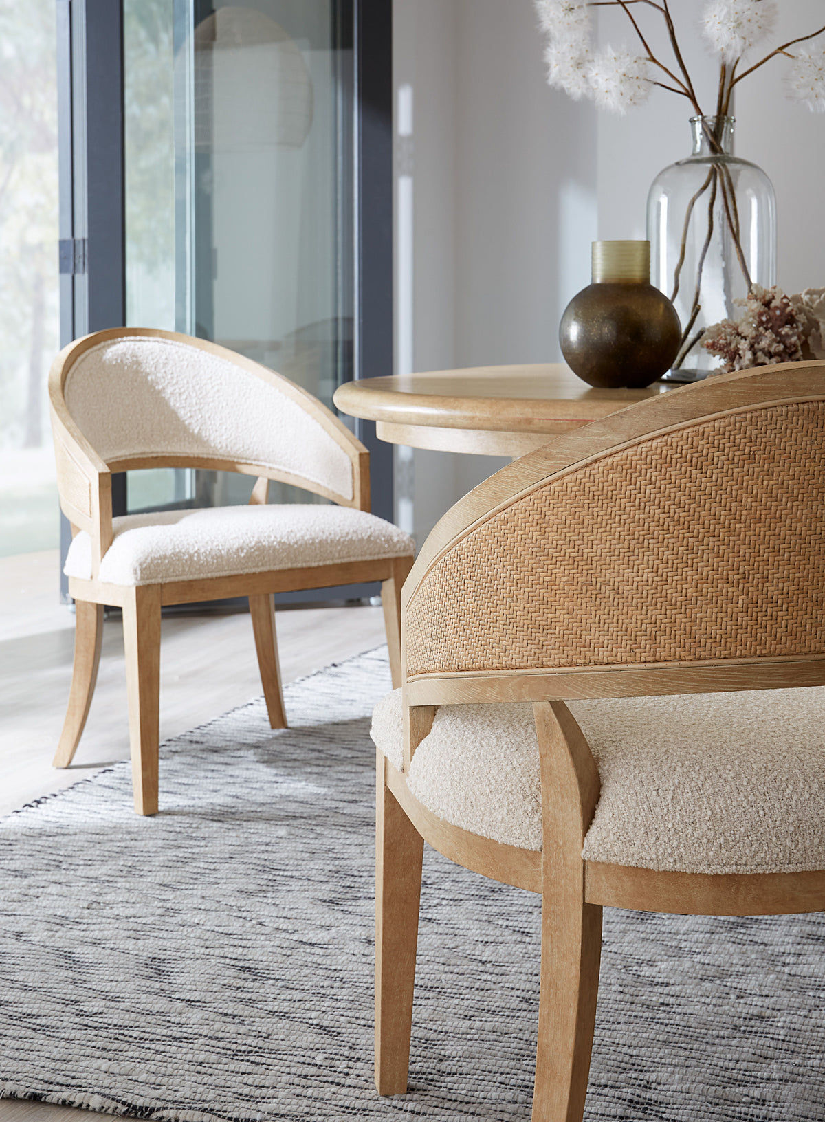 Retreat Barrel Back Chair (Set of 2) - Beige by Hooker Furniture - View 3