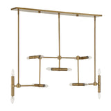 Cadre 14 Light Modern Linear Pendant - Gold by Uttermost - View 4