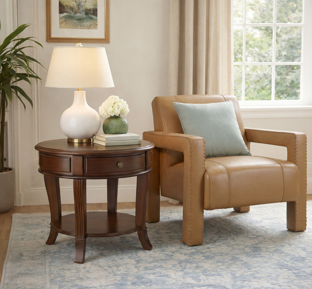 Covette Accent Chair - Light Brown by Hooker Furniture - View 4