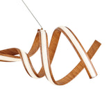 Munich LED Horizontal Chandelier // Wood  | Finesse -  Home Elegance USA