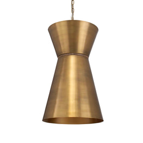 Crocker 1 Light Mini Pendant Brass - Gold by Uttermost - View 1