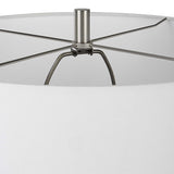 Scouts Table Lamp - Silver / White by Uttermost - View 7