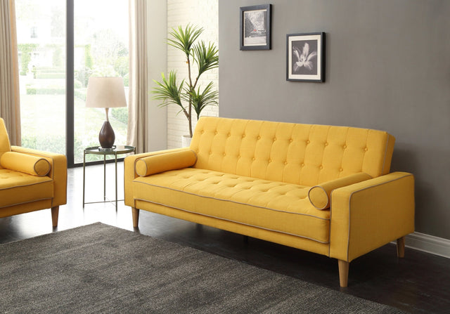 Andrews G834A - S Sofa Bed , YELLOW - B078108469 - Home Elegance USA - 1