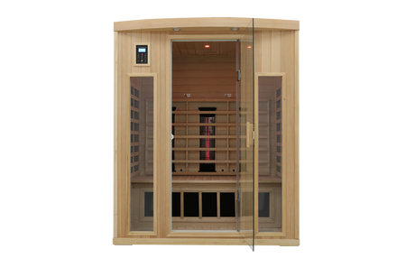 Home Low EMF Far Infrared Sauna – Canadian Eastern Hemlock | Health & Wellness Benefits - sold by Home Elegance USA