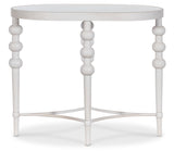Melange On The Bright Side Oval End Table - White by Hooker Furniture - View 4