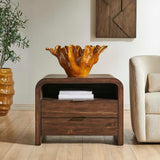 Decatur Side Table Woodtone - Dark Brown by Uttermost - View 4