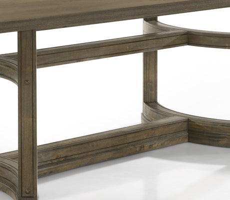 Parfield Weathered Oak Finish 7PCs Dining Room Set - sold by Home Elegance USA