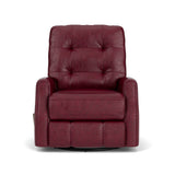 Devon Transitional Leather Swivel Gliding Recliner | Flexsteel