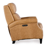 Hurley Power Recliner With Power Headrest - Light Brown by Hooker Furniture - View 5