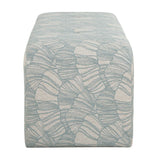 Amie Bench Spa Blue - Light Blue by Uttermost - View 5