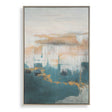 Eastside Abstract Coastal Art Black / Blue / Brown / Gray / Orange / Pink - Blue / Gray by Uttermost - View 1