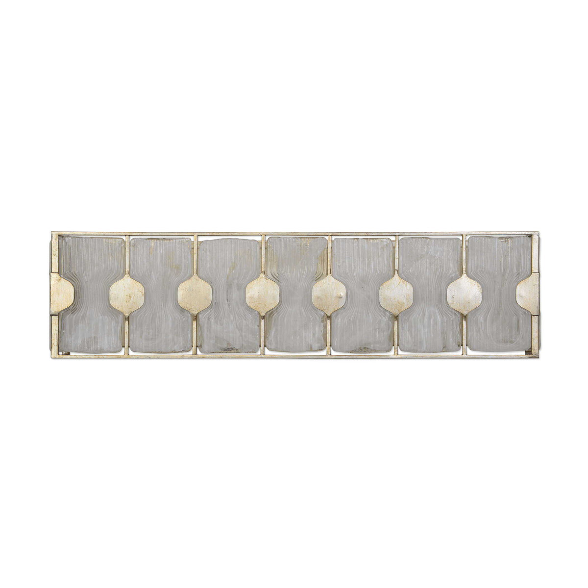 Rene 4 Light Swirl Glass Vanity - Silver / Gold by Uttermost - View 3
