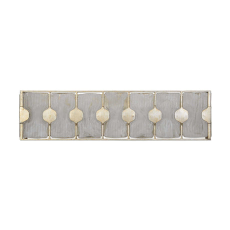 Rene 4 Light Swirl Glass Vanity - Silver / Gold by Uttermost - View 3