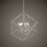Euclid 6 Light Cube Pendant Nickel - Silver by Uttermost - View 6