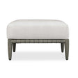 Borneo Cushion Outdoor Ottoman - White by Uttermost - View 1
