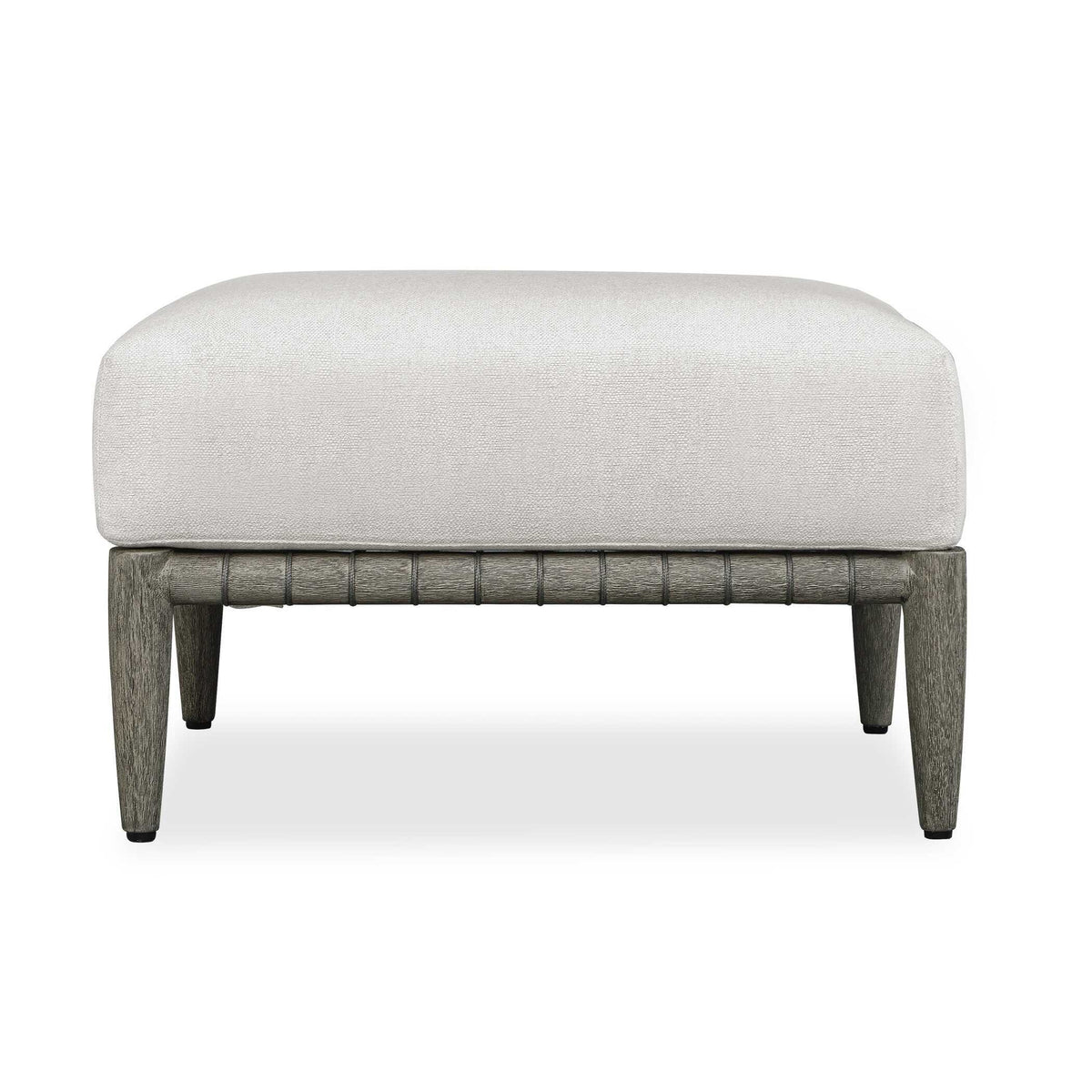 Borneo Cushion Outdoor Ottoman - White by Uttermost - View 1