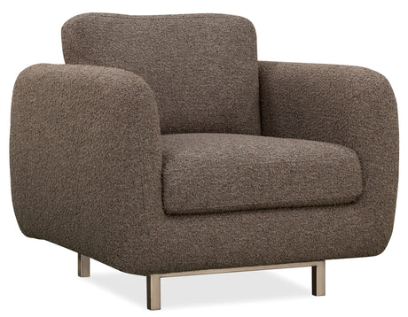 Dawson Barstool Swivel Accent Chair - Light Brown by Hooker Furniture - View 4