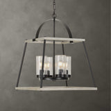 Edgecomb 4 Light Indoor-Outdoor Pendant Black / Gray - Gray / Black by Uttermost - View 2