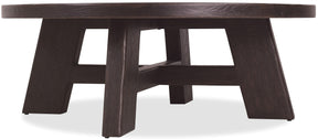 Driftwood Round Coffee Table Burnt Timber - Black by Hooker Furniture - View 1