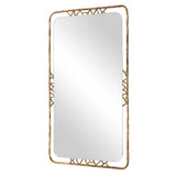 Tahoma Mirror - Gold by Uttermost - View 4