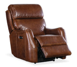 Harlan Zero Gravity Power Recliner With Power Headrest - Dark Brown by Hooker Furniture - View 4